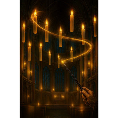 SpellTorch™ Floating Candles & Wand